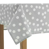 Habitat Spot Wipe Clean Table Cloth - Grey