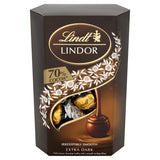 Lindt Lindor extra dark chocolate truffles box 200g (British brand)