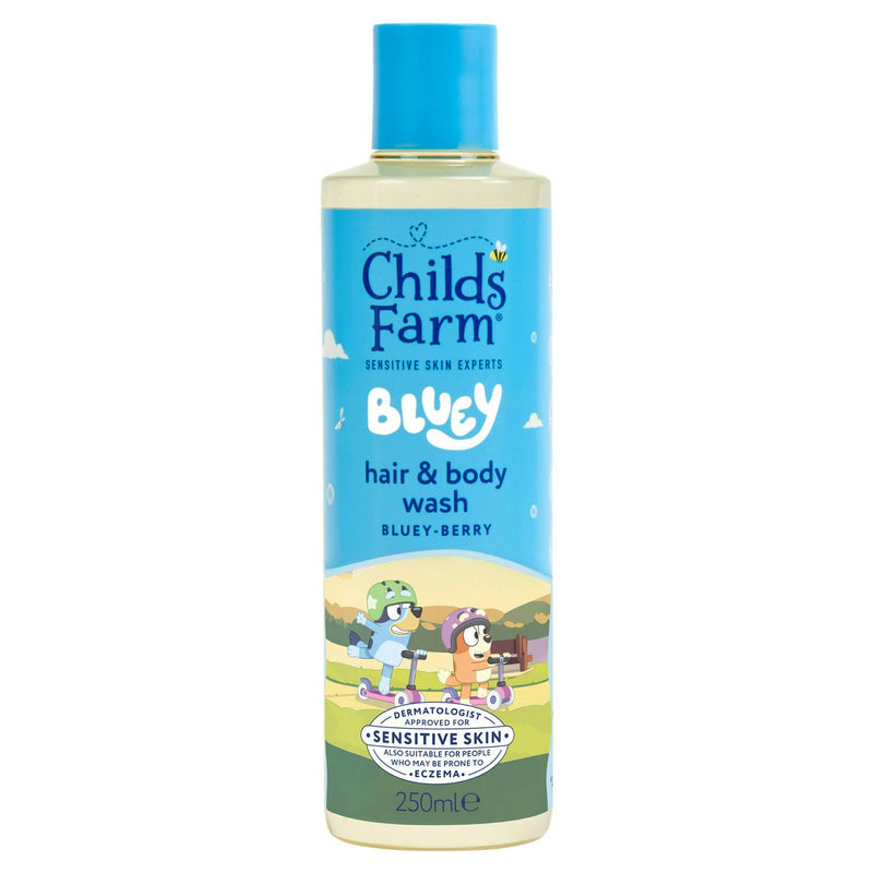 Childs Farm Hair & Body Wash Bluey-berry 250ml - British product