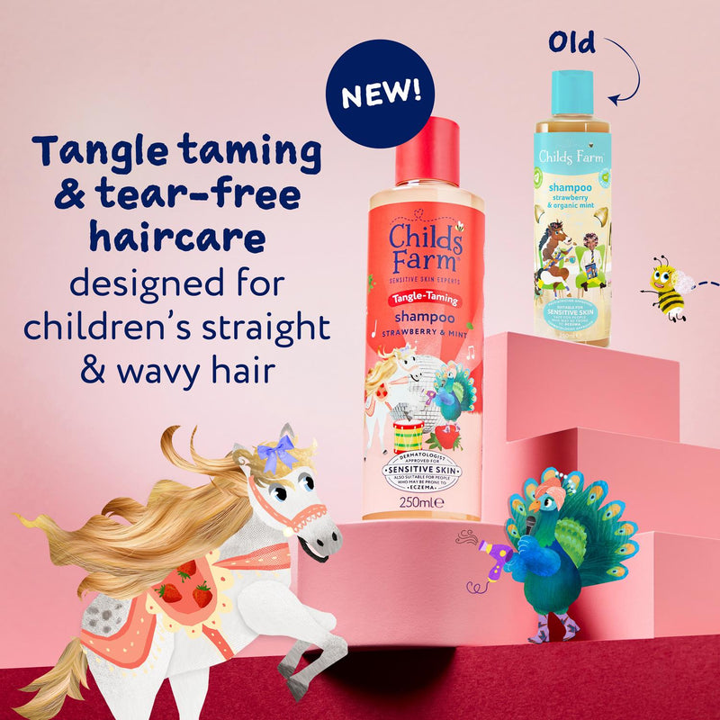 Childs Farm strawberry and mint shampoo 250ml - British product