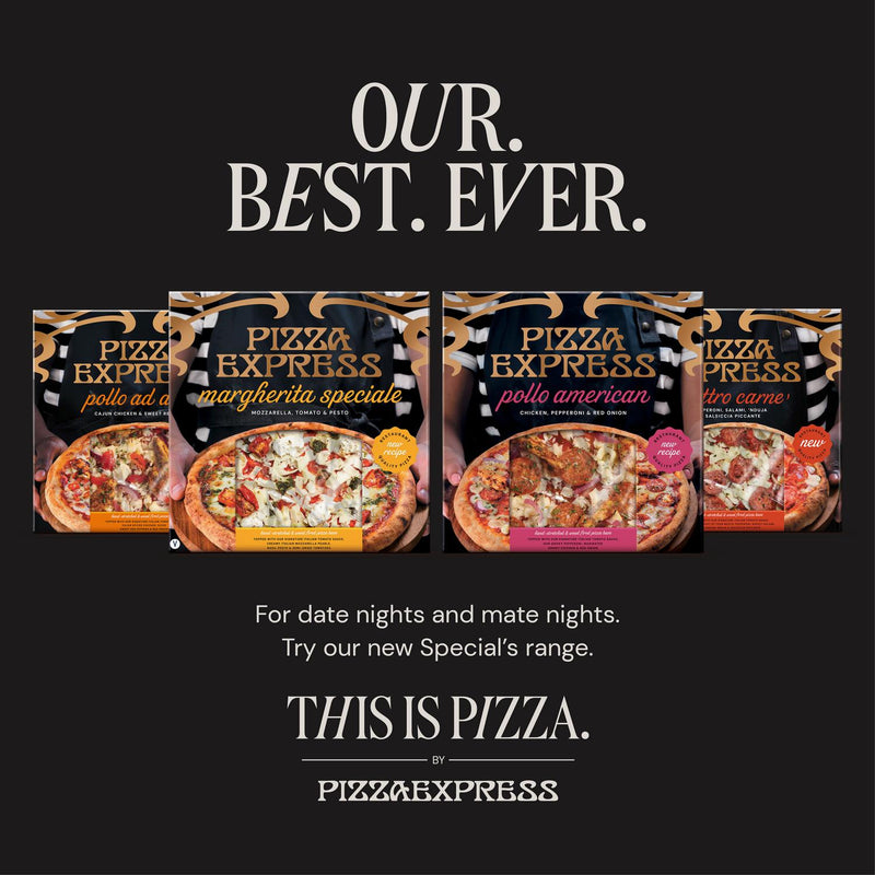 Pizza Express Pizza Base Margherita Speciale 452g, imported from the UK