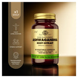 Ashwagandha Root Extract Vegetable Capsules Food Supplement, 60 Count