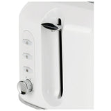 Cookworks Texture Tilly 2 Slice Toaster - White