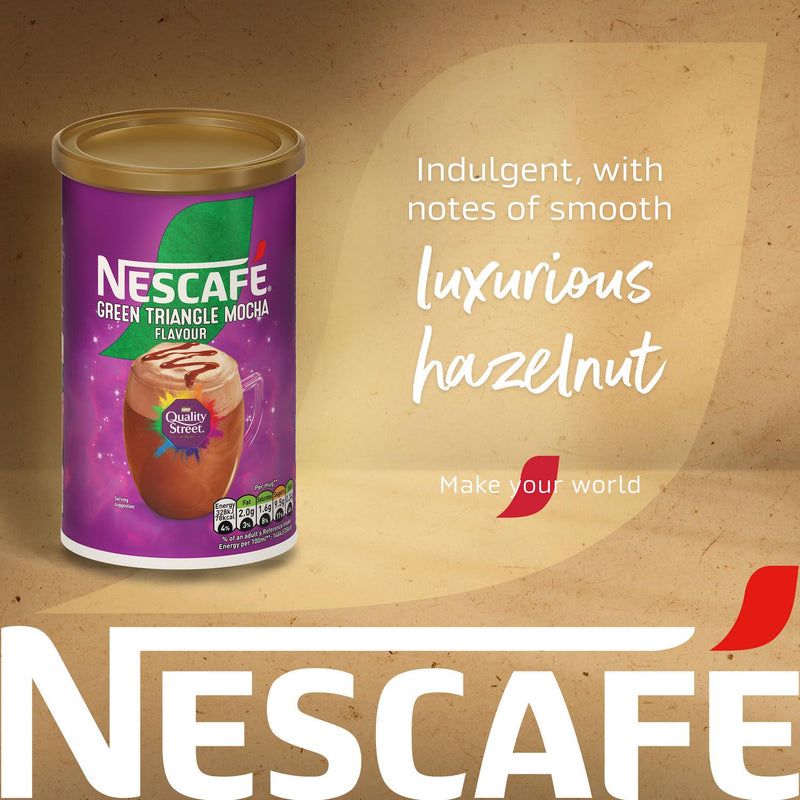 Nescafe quality street hazelnut mocha coffee 260g (British brand)
