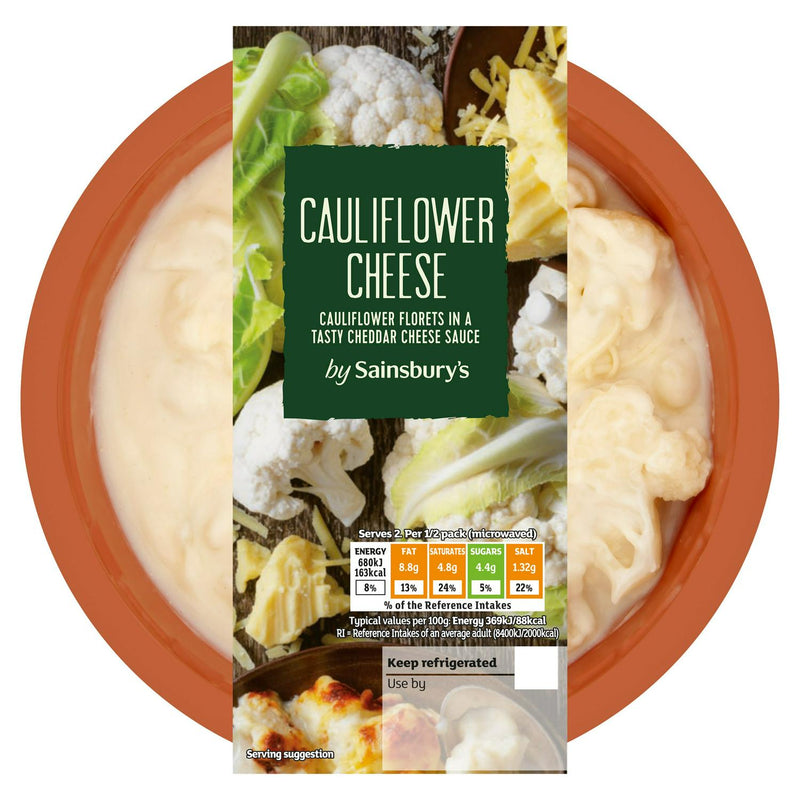 Sainsbury's Cauliflower Cheese ready meal 400g - British product