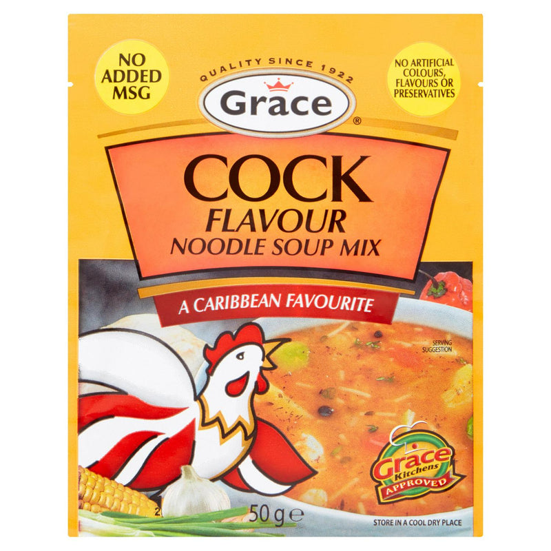 Grace Cock Soup chicken noodle mix 50g, UK version
