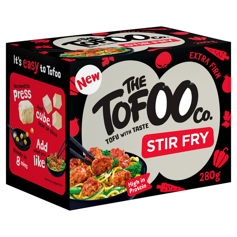 The Tofoo Co. seasoned tofu mushroom flavour 280g (British brand)