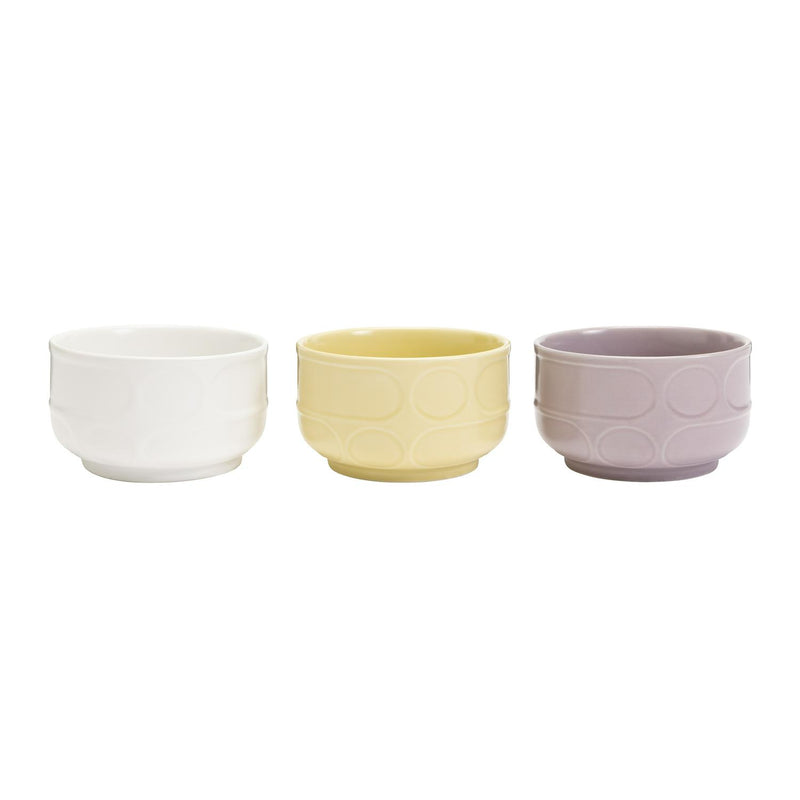 Habitat white ceramic cereal bowl stoneware texture , UK version