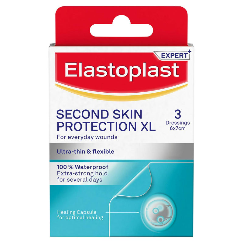 Elastoplast Second Skin Protection XL Dressings Pack x3 - British product