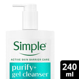 Simple Gel Facial Cleanser Purify+ 240ml (British brand)
