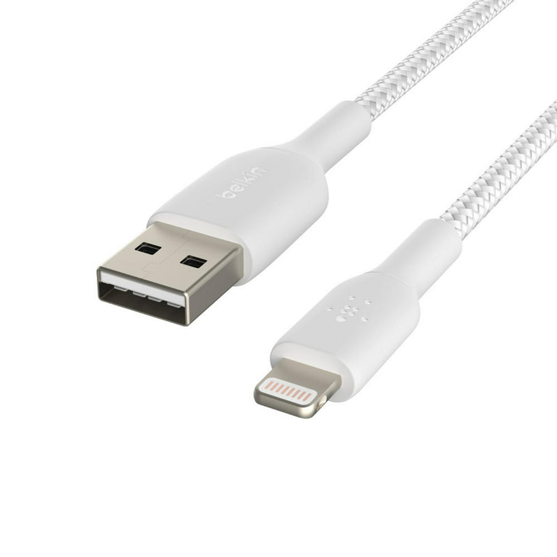 Belkin white lightning cable 0.15m - British product