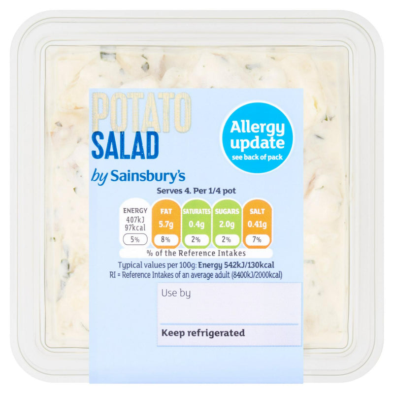 Sainsbury's Rich Potato Salad 300g (British brand)