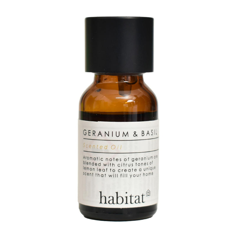 Habitat Scented Oil Geranium & Basil 15ml, UK version