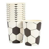 Sainsbury's Home Pack of 10 Football Paper Cups - 250ml