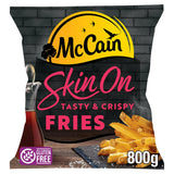 McCain crispy skin-on fries 800g, imported from the UK
