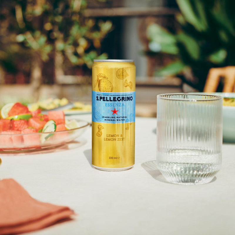 San Pellegrino Essenza Sparkling Water Lemon 4x330ml (British brand)