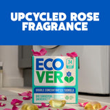 Ecover bio laundry capsules upcycled rose 34 Count - British product