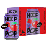 Hip Pop Berries & Cherries 4 x 330ml
