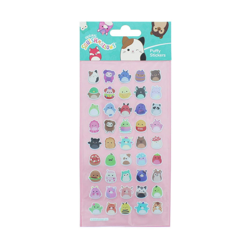 Squishmallows puffy stickers character pack 22.3cm (British brand)