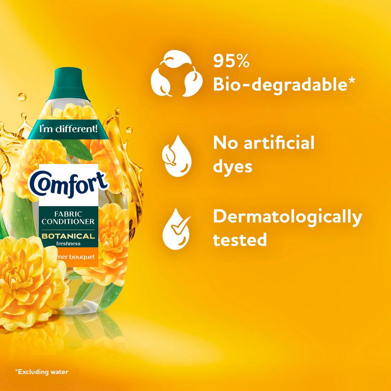 Botanical Fabric Conditioner with Summer Bouquet Fragrance 960ml for 64 Washes