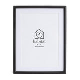 Habitat Skinny Metal Frame Black Picture Frame 5x7 inch