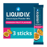 Liquid I.V. Hydration Multiplier Powder Passion Fruit 3 Sachets, UK version