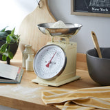 Habitat stainless steel retro kitchen scale Cream , UK version