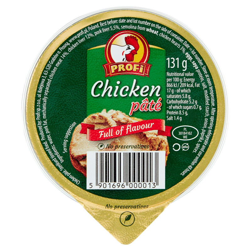 Profi poultry pate 131g, imported from the UK