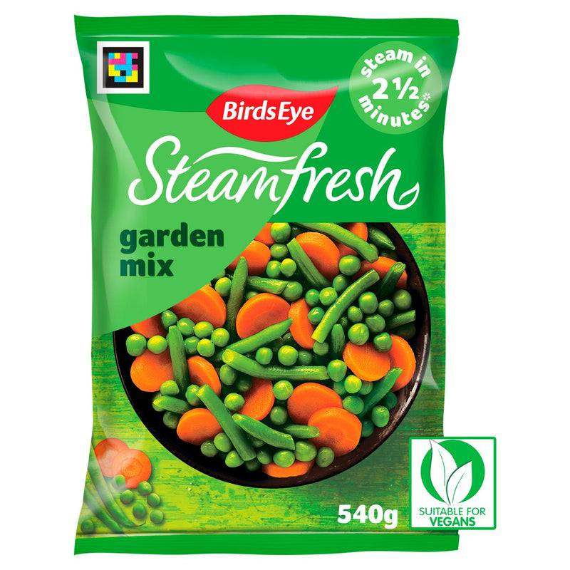Birds Eye Garden Mix Frozen Vegetables 540g - British product