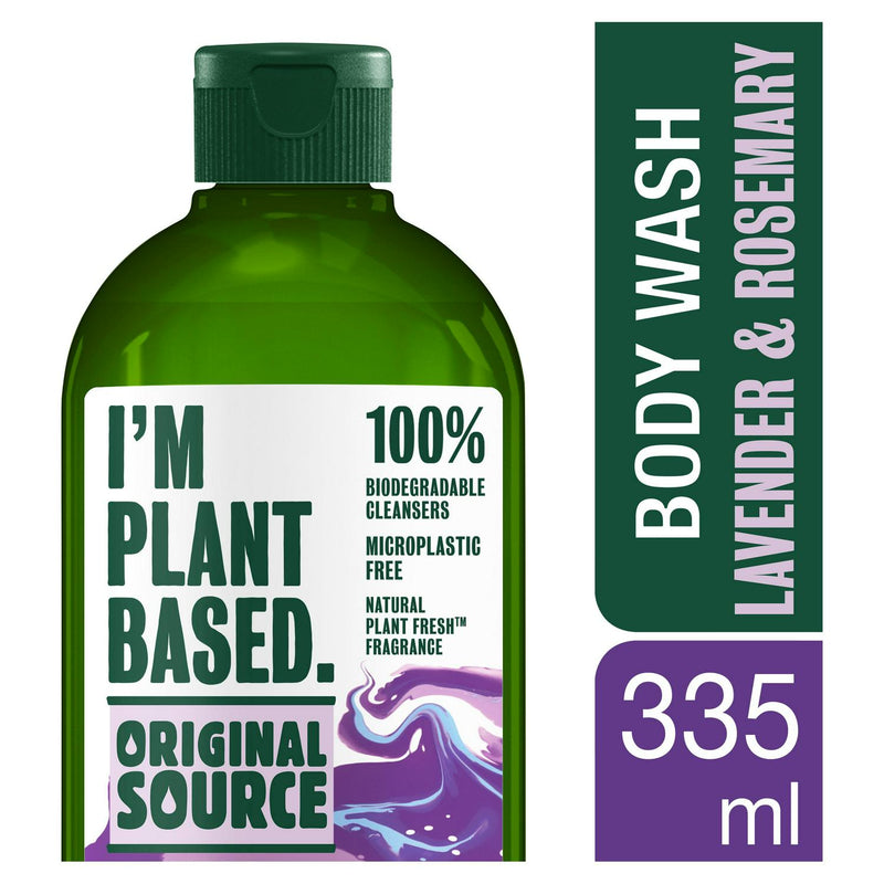 Plant-Based Lavender & Rosemary Body Wash 335ml