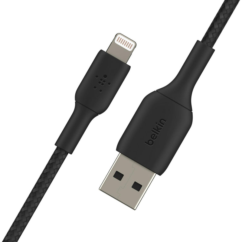 Braided Nylon Charging and Syncing Cable for iPhone and iPad, 3 Meter Length