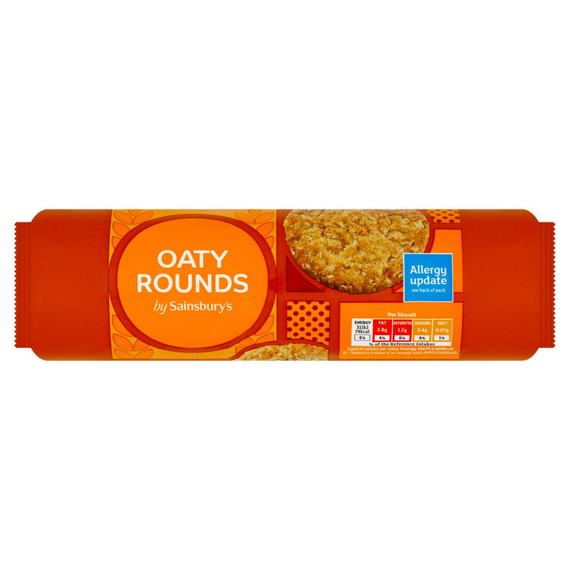 Sainsbury's Oaty Rounds biscuits 300g (British brand)