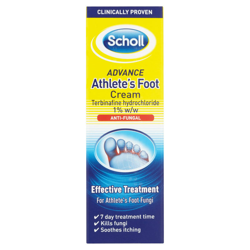 Scholl Athlete's Foot Anti-Fungal Cream 15g (British brand)
