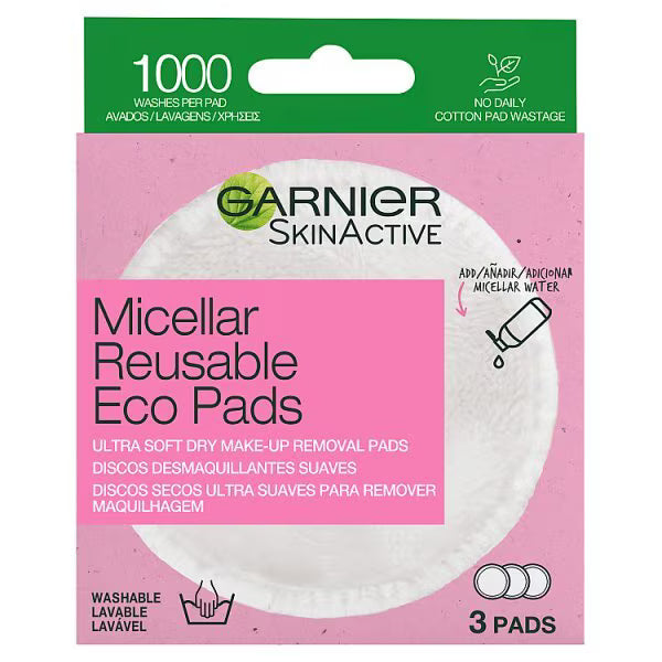 Garnier Reusable Microfibres Make Up Remover Pads, UK version