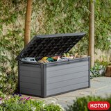 570 Litre Outdoor Storage Deck Box with Gas Struts