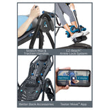 Teeter FitSpine LX9 Plus Inversion Table with Comfort Cushion 33.4kg (British brand)