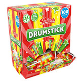 Swizzels Drumstick Lolly Raspberry Milk Flavour 100pk Dispenser Box