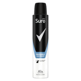 Sure Men Invisible Ice Fresh Anti-Perspirant Spray 6 x 200ml (British brand)