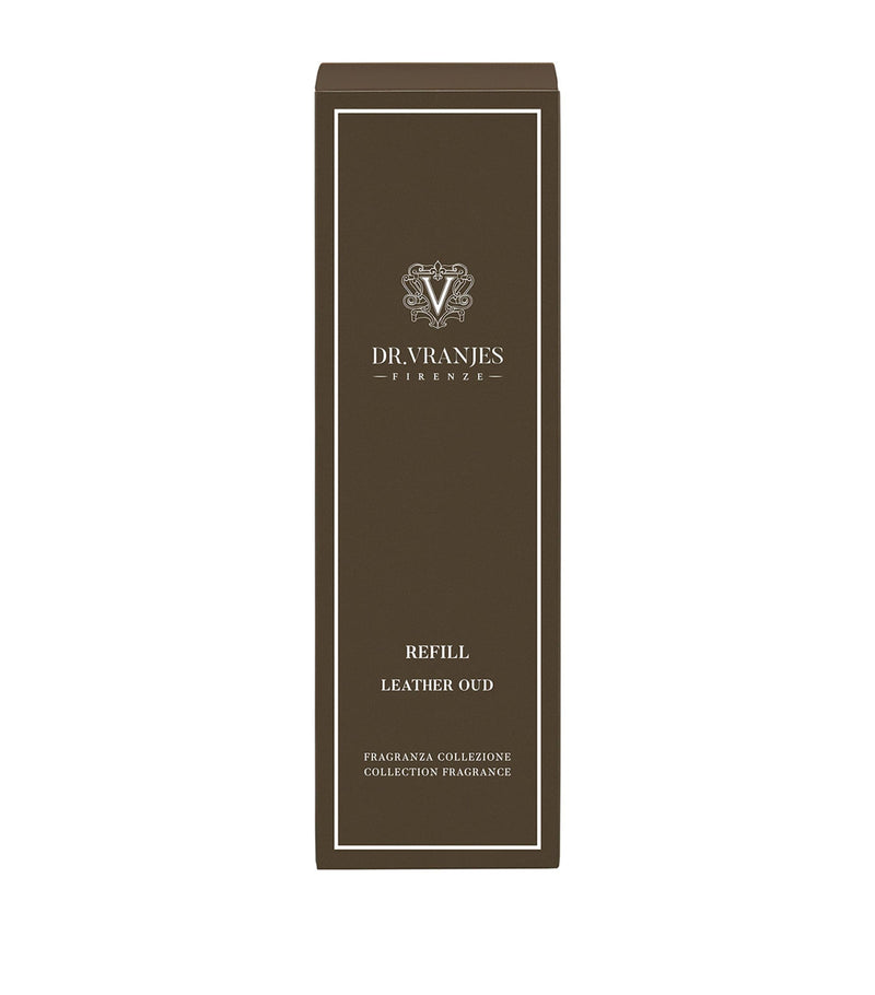 Dr. Vranjes Leather Oud reed diffuser refill 500ml - British product