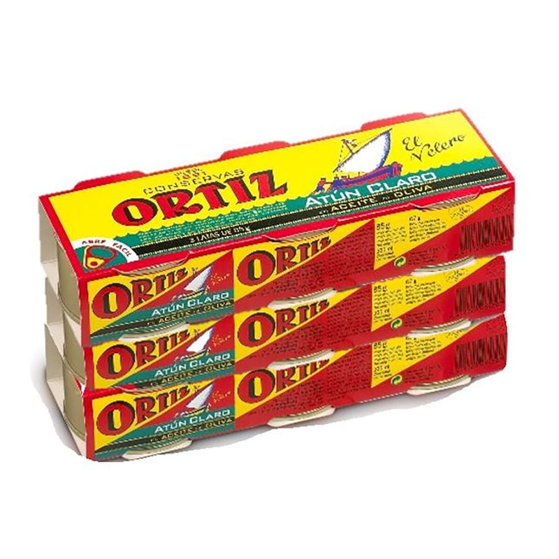 Ortiz yellowfin tuna fillets in olive oil 3 x 92g tins, imported from the UK