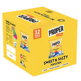 Proper Corn Sweet & Salty Popcorn Mixed Case 32 x 14g