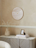 Natural Hallie Wall Clock
