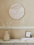 Natural Hallie Wall Clock
