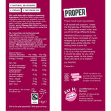 Proper Chips BBQ and Salt & Vinegar crisps 32x14g, imported from the UK