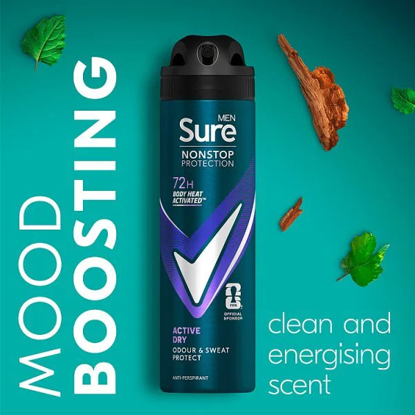 Sure Men Anti-Perspirant Spray FIFA World Cup Edition 150ml (British brand)