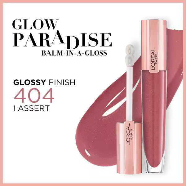 L'Oreal Paris lip gloss 404 I Assert, UK version