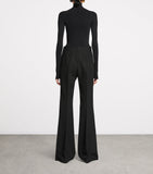 Balenciaga wool flared trousers - British product