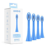 Ordo Sonic Brush Head Arctic Blue 4pcs, imported from the UK