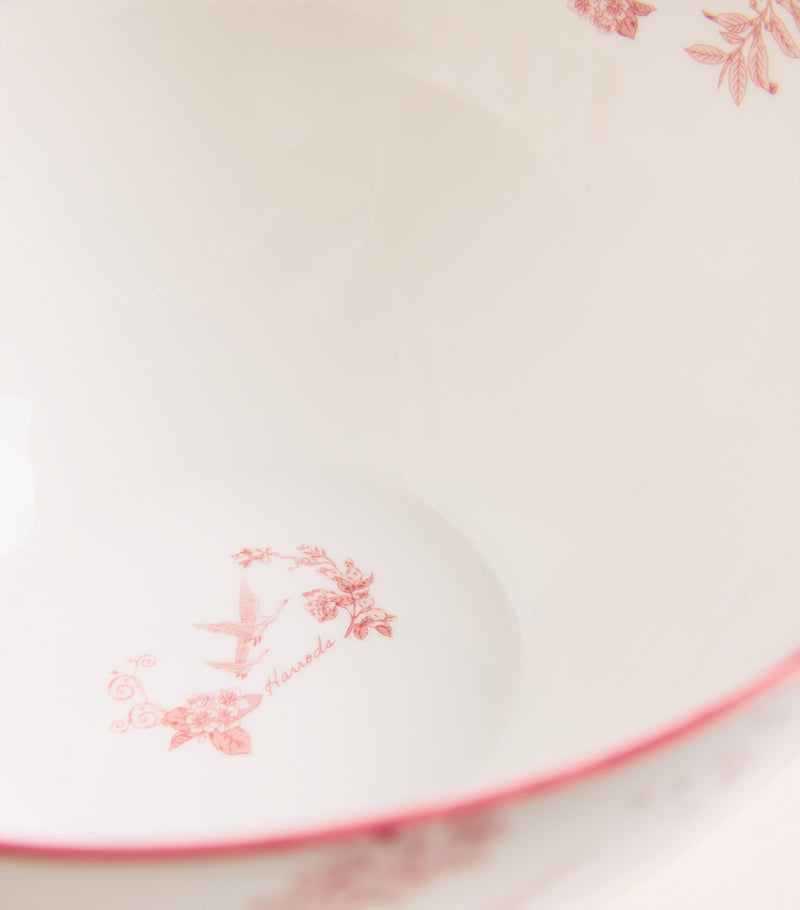 Harrods Fine Bone China Toile Bowl (22.5cm)