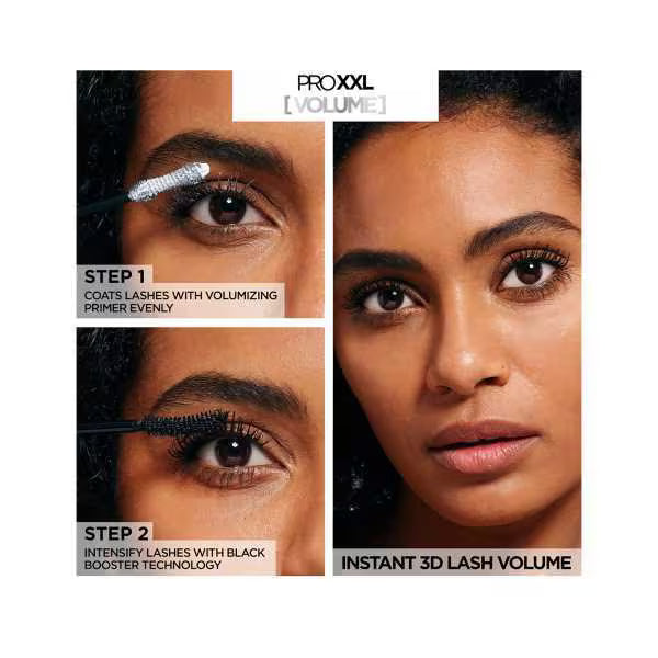 L'Oreal Paris XXL Volume Mascara Black for eyelashes UK version
